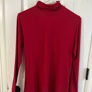 Red Designer Turtleneck
